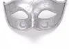 Halloween-Maske, halbes Gesicht, Retro-Maskerade, Farbmasken, Herren, Karneval, Abschlussball, venezianisches Mardi Gras-Kostüm, Party-Zubehör, Kostüm-Requisiten, Gold, Silber, Schwarz, Weiß