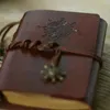 Блокноты прочный эскиз книга Книга Красивая искусственная кожаная ноутбука.