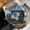 Erkek izle Çok fonksiyonlu kuvars hareket saatleri 45mm Sappire Business Big Dial Wristwatches Montre De Luxe