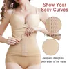 Lanfei Women Firm Shapewear Tummy Control Butt Lifter Hög midja Trainer Body Shaper Trosor Lår Slim Bundle With Hook Shorts 220506