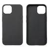 Custodie per telefoni opache in TPU morbido per iPhone 14 13 12 11 PRO MAX X XS XR 8 7 6 Plus Custodia in silicone nera con copertura posteriore