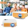 A10 Home Mini Projector Портативный 1080P Высокая ясность 100 дюймов Светодиодный экран Видео Фиореализаторы USB