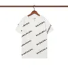 2021 Projektanci męskie koszule T dla mężczyzny Paris moda T-shirt T-shirt Letter Men Ubranie Najwyższa jakość T Ees Street Ludne luksusowe Tshirty Ubranie Bin1128 MO