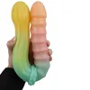 NXY dildos flytande silikon ny dubbelhöjd penis kvinnlig falska analpropp Vuxen sexprodukter massage masturbation enhet 0316