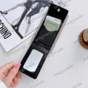 Fashion Make-up Mirror Designer Handyhüllen für iPhone13Promax 13pro iPhone12 12pro iPhone11Promax Nietkartenkarte Luxusabdeckung mit Lanyard