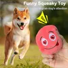 Dog Supplies Squeaky Ball Zabawki Pet Play Curakers Chewing Fetch Bright S Puppy Interactive Cat 220423