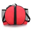 Bolsas de día impermeables de tela Oxford, bolsa de almacenamiento de voleibol de fútbol, bolsas de transporte portátiles de malla redonda para baloncesto y fútbol