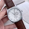 2022 Nuevos cinco puntadas Relojes para hombre de lujo Todos los diales funcionan Reloj de cuarzo de alta calidad Top Brand Reloj de pulsera impermeable Cinturón de cuero Accesorios de moda