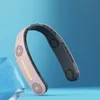 Hängande nackfläkt 4000mAh Portable USB uppladdningsbar bladlös Mute Cooling Wearable Neckband Fan 3Squeed Justerbar utomhussport6852019