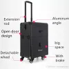 Valise à roulettes de maquillage professionnelle sacs grande capacité multicouche multi-usages sac cosmétique valise de voyage boîte à outils de beauté sac à main