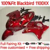 Injection Mold Body For HONDA Blackbird CBR1100 CBR 1100 XX CC 1100XX 96-07 108No.12 CBR1100XX 1996 1997 1998 1999 2000 2001 1100CC 02 03 04 05 06 07 Fairing pearl red