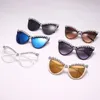 Sonnenbrille Katze Eye Diamant Frauen Rhinestone Übergroße Marke Designer Eyewear Männer Große Vintage Shades Gläser
