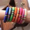 10 PZ Indiano Seta Colorata Avvolto Largo Carino Braccialetti Bollywood Fashion Dancing Wristband Multi Colori Misti BB-239