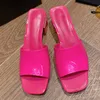 Top-Hausschuhe für Damen, Designer, klassisch, niedriger Absatz, 4,5 cm, hochwertiges Lackleder-Obermaterial, echte Außensohle, Strandschuhe, Damen-Flip-Flop-Gummi-Pantoletten, luxuriöse Slipper