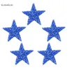 Sublimation Home Textile Hotfix Jet Hematite Star Rhinestone Mixed Embroidered Iron On Patch For Clothing Badge Paste For Clothes Bag Pant Shoes