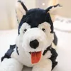 Pc Cm Simulación Husky Juguete de Peluche Relleno Suave Hermosa Realista Animal Perro Muñecas Almohada Para Niños Niños Regalo de Cumpleaños J220704