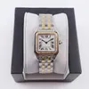 Dropshipping Watch Watch MM Tial Gold/Silver Stali Stal Stael Kwarc Watch z Diamond Elegant na rękę Montre de Luxe