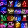 Veilleuses Styles LED Neon Light Sign Pour Enfants Chambre Enfants Chambre Fête De Mariage Décoration Mur Art Lampe Cadeau De NoëlVeilleusesNuit
