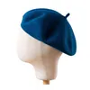 17 ألوان الخريف شتاء قبعة الصوف الكثيف بيريتس الفنان الفرنسي بيريت نساء الرسامين القبعة الفتيات القبعات الإناث قبعات دافئة القبعات J220722