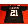 MIT MENINAS CUDDADES MUNHAS VINTAGEM #21 DEION SANDERS Jersey de futebol Primetime Size S-4xl ou personalizado qualquer nome ou número Jersey