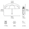 Mini ombrello tascabile ultraleggero pioggia sole ragazze anti UV parasole pieghevole portatile per uso con una sola mano 220426