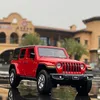 1 32 Jeeps Wrangler Rubicon Alloy Car Model Diecast Toy Metal Metal Off Road Моделирование звук и Light Kids Gift 220608