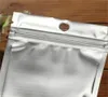 11 tailles de papier d'aluminium transparent pour sac à fermeture éclair refermable en plastique sacs d'emballage de verrouillage au détail sac Mylar pochette d'emballage auto-scellante