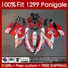 OEM Body for Ducati Panigale 959 1299 S R 959R 1299R 15-18 Carrosserie 140no.11 959-1299 959S 1299S 15 16 17 18 Frame 2015 2015 2017 2018 Spuitmal Factory Red Red Red Red Red Red Red