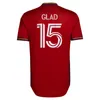 2022 Real Soccer Jerseys Player 버전 소금 Kreilach Wood Ruiz Meram Cormova Glad Math Lake Home Red Football Shirt Herrera Short