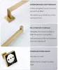 Bathroom Accessories Hardware Kit Matt Black Toilet Paper Holder Towel Bar Luxury Gold Wall Mount Stainless Steel Clothe Hook 220812