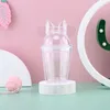 15oz Mouse Ear Tumblers with Bow Mouse Ears cup 450ml 8 Colors Acrylic Plastic Water Bottles Portable Cute Child Cups