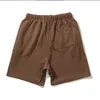 Shorts masculinos High Street Double Line Borderyer Summer Summer Loue Grande Tamanho Casual Shorts Para Homens