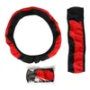 Steering Wheel Covers Microfiber Leather Elastic Grip Cover Without Inner Ring Band Suitable For 37-38CM/14.5"-15" M Size CoverSteering