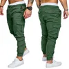 Calça masculina calça fgkks masculino masculino calças sólidas de vários bolsos s 220823