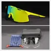 100 brand S5 Eyewear Cycling Glasses Polarized Sports Outdoor bike Sunglasses women men UV400 bicycle goggles with case9952748