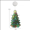 Guirlande lumineuse de Noël à LED, nouveauté décorative, lumière 3D suspendue pour fenêtres intérieures, porte murale, chambre à coucher, allée, patio, décorations 250D Drop Deli