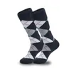 Men's Socks Men's Stockings Large Size Striped Solid Color10 PAIRS Business Sock Autumn And Winter Thick Foreign Trade SocksMen's