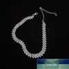 Light Luxury Full Diamond Halsband Choker Collar Japan och Sydkorea Internet Hot Personliga Clavicle Chain All-Match Mode halsband