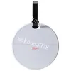 Sublimation blanc rond étiquette de bagage fête faveur transfert de chaleur étiquette étiquettes porte-clés pendentif bricolage cadeaux créatifs porte-clés