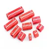 Switch Slide Type 1 2 3 4 5 6 7 8 9 10 12 Bit 2.54mm Position Way DIP Red Pitch Toggle Snap SwitchSwitch