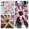 Bridesmaid favors Gift Team-Bride Temporary Stickers/Artificial Wrist Flower Wedding Favors and Gifts for Guests Personalized