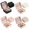 Storage Box Travel Jewelry Boxes Organizer PU Leather Display Storage Case Necklace Earrings Rings Jewelry Holder Gift Case Boxes sxjun21