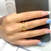 2022 Heiße Modemarke Ringe Frauen Versprechen Ewige Liebe Ring Markenname Schmuck Goldschmuck Bijoux Plakette oder mit Schmuckbeuteln Pochette Bijoux Großhandel