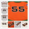 Custom 2010 San Francisco SF Vintage WS Maglie da baseball Tim Lincecum Buster Posey Brian Wilson Pablo Sandoval Hunter Pence Madison Bumgarner Barry Bonds Crawford