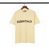 2022 Spring Summer Hip Hop Essentials 3D Silicon Tee Skatboard Tshirt f Men Women Shirt Sleeve Disual Dirt A24