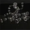 Hookahs Smoking Quartz Thermal Bangers 10mm 14mm 18mm Double Tube Thermal Nail For Glass Water Pipes Nectar Tips Dab Rigs