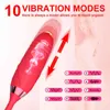 Vibrator sexleksaker massager leksaker ros-10 hastighet kvinnlig sugnippel klitoris stimulering onani jxwd