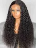 X HD Lace Brontal Wig Wave Deep Wave X الأمامية للنساء للشعر البشري مجعد البرازيلي الكثافة 220606