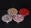 Mirrors Creative Sparkling Hand Inlaid Rhinestones Small Round Vanity Mirror Bling Mini Handheld Kawaii Makeup MirrorsMirrors