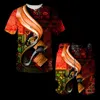 Męskie dresy Hip Hop T Shirt Mens Graffiti Print Zestaw krótkiego rękawu Summer Casual T-shirt/Shorts/Dwuczęściowy garnitur 2022 Modny Clo